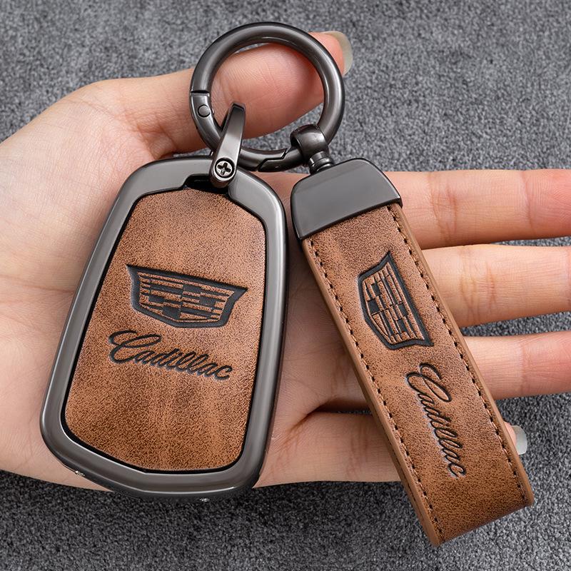 Cadillac Key Case: Metal Shell for CT5, XT4, XT5, XTS, ATSL, CT6 Models.