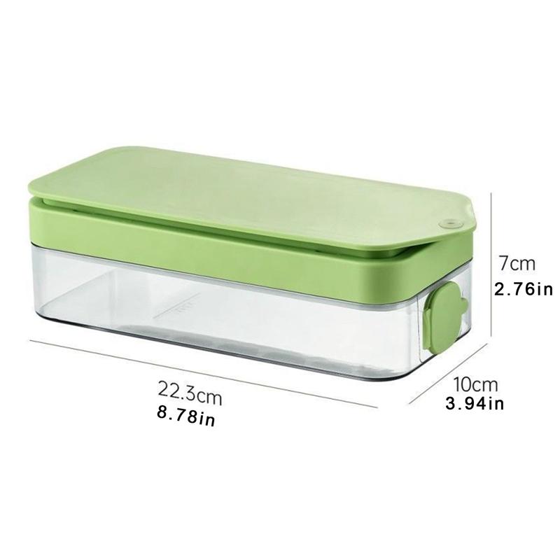 Creativity Ice Cube Tray With Box Ice Cube Maker Easy To Demold Ice Mould Party Bar Kitchen Freezer Hand Press Ice Cube Mold