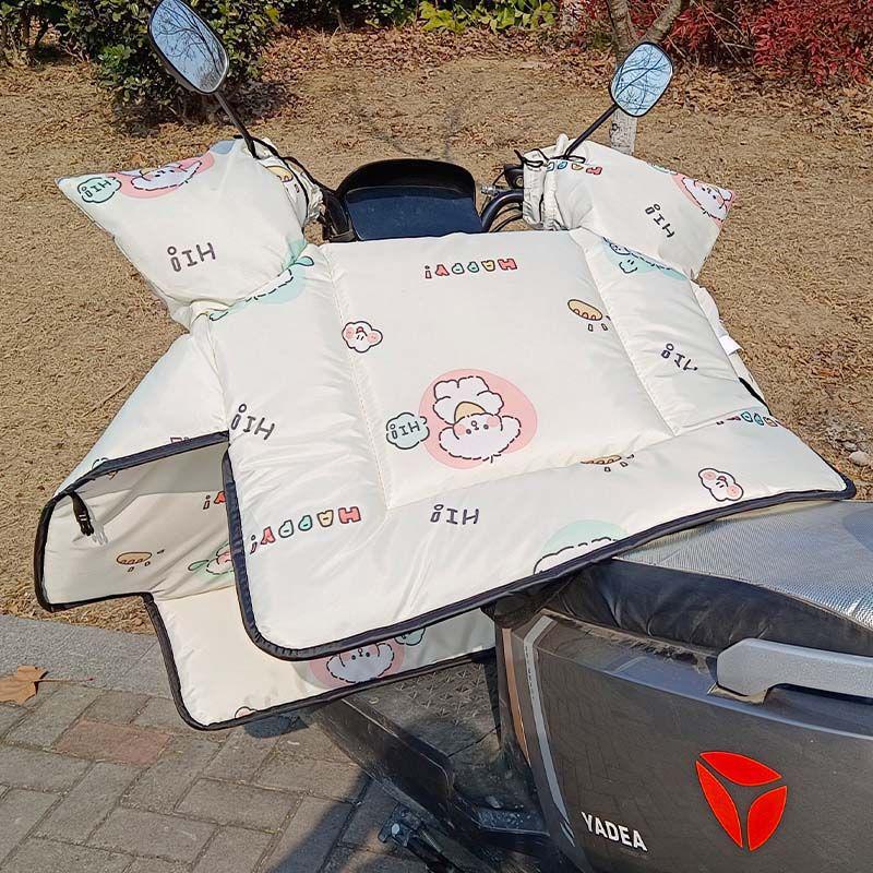 Double-Sided Waterproof Windproof Winter Quilt - Thickened, Large, and Warm with Extra Side Wings.