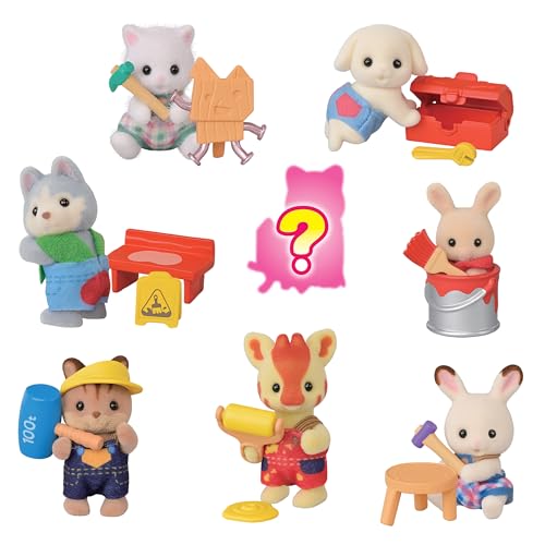 Sylvanian Families Baby Collection Doll [Baby Craft Lovers Series - Box] BB-13 ST Mark Certified Toy Dollhouse for Ages 3 and Up by Epoch