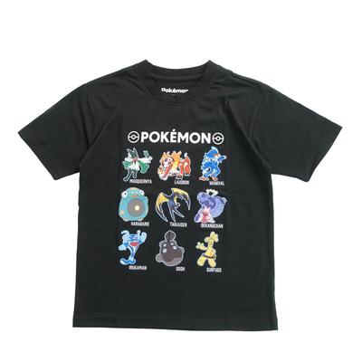 Fineplus Pokémon Paldea Pokédex Short Sleeve T-Shirt, Moisture-Wicking, Quick-Drying, Antibacterial, Odor-Resistant, and Mosquito Repellent