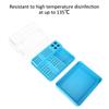 Oral Dental Disinfection Box Autoclavable Endodontic Drill Organizer Root Canal Files Holder