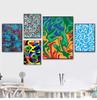 Classic Abstract Art Poster, Colorful Line Image Printing Canvas Art Painting, Used for Home Room Decoration Poster, Frameless