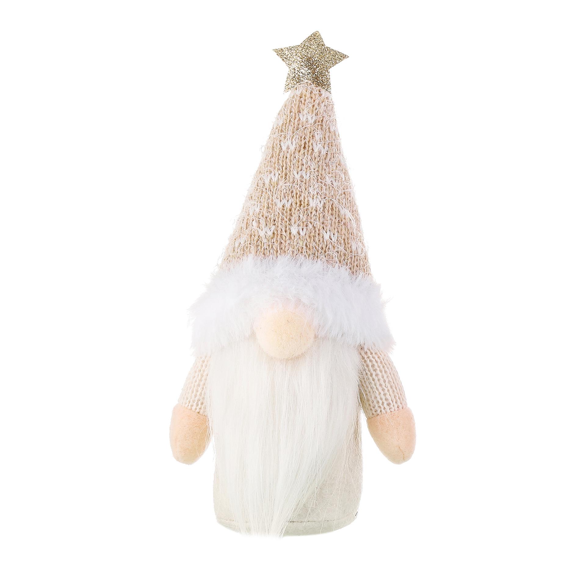 Christmas Decorative Five-Pointed Star Faceless Doll - Window Display & Children s Gift