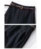 Women's High-Waist Wool Shorts - Autumn/Winter Casual Slimming Mid-Length Versatile Booty Shorts
