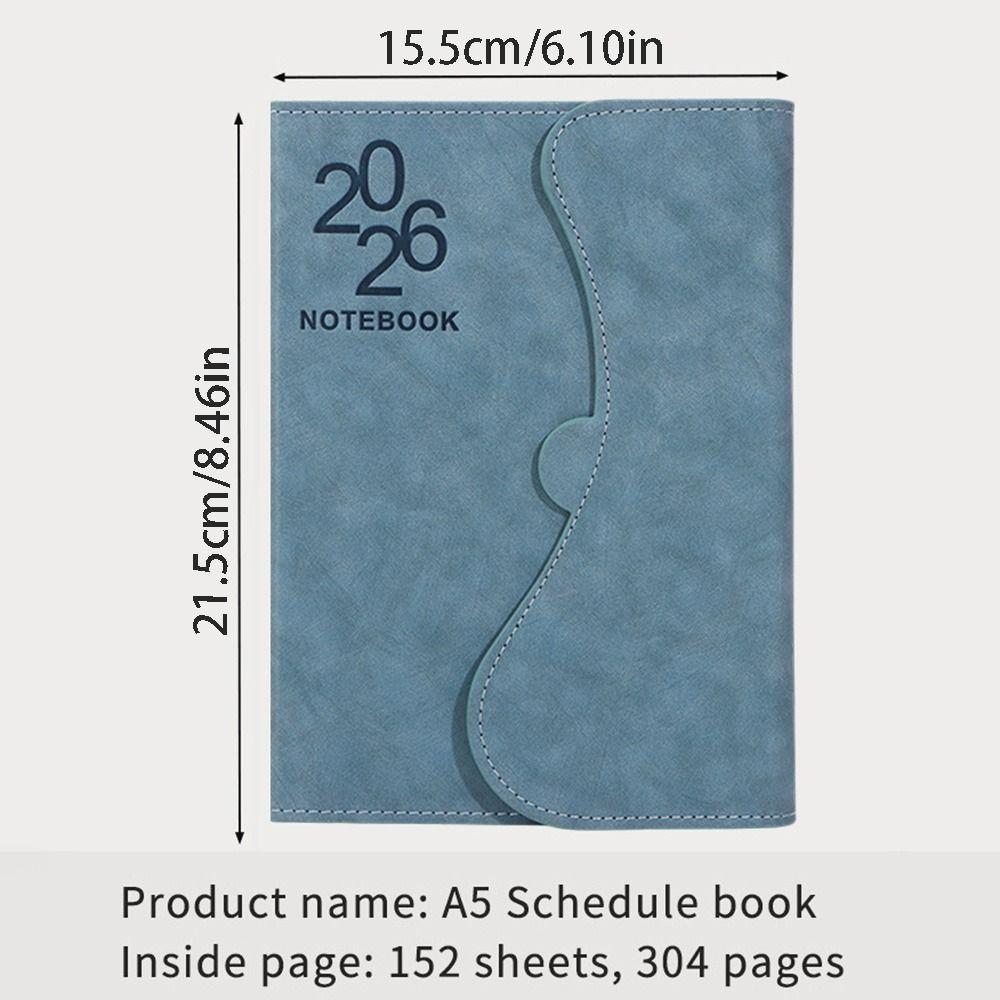 12 Months A5 Agenda Planning Notebook English Office Work Planner  School