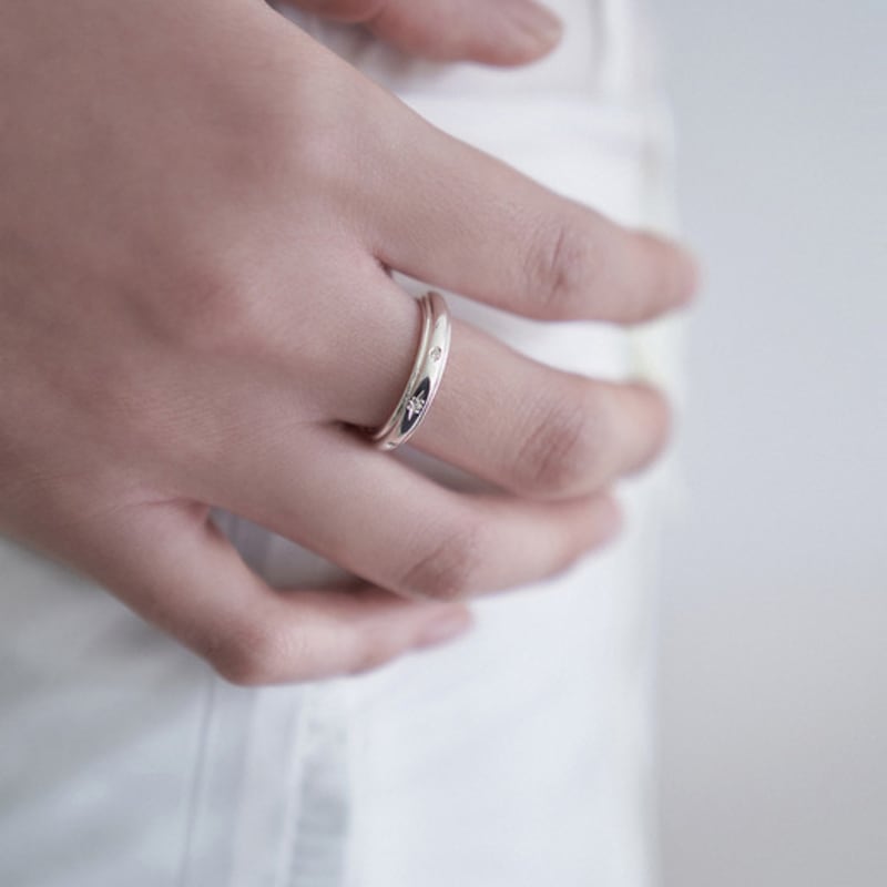 ANOTHER CELL Celeste Noir Ring