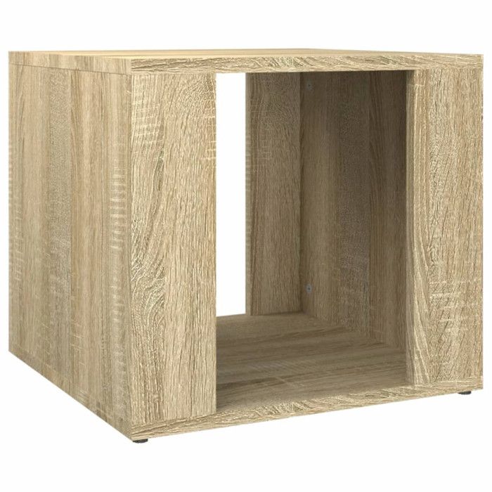 816547 vidaXL Table de chevet Chêne sonoma 41x40x36 cm Bois d'ingénierie