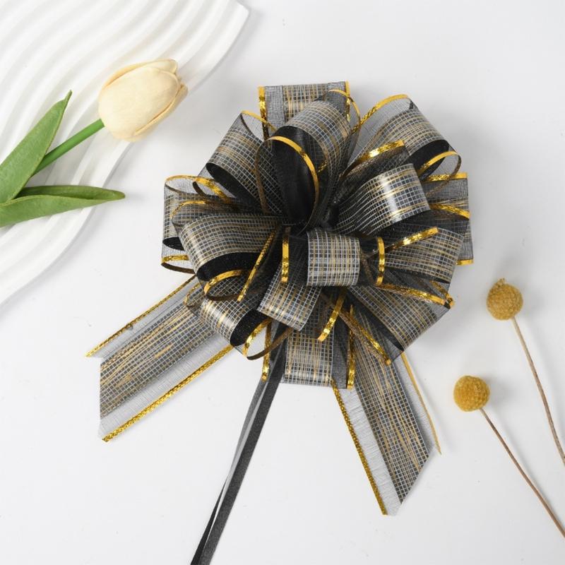 20 Pieces Pull Bows Gift Wrapping Pull Bows Ribbon Pull Bows for Christmas Wedding Baskets Valentine's Day Bows Multicolor