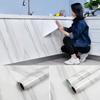 Waterproof Self-adhesive Wall Wallpaper High Temperature Resistance Peel and Stick Wallpaper White Wallpapers Home Decor Sticker