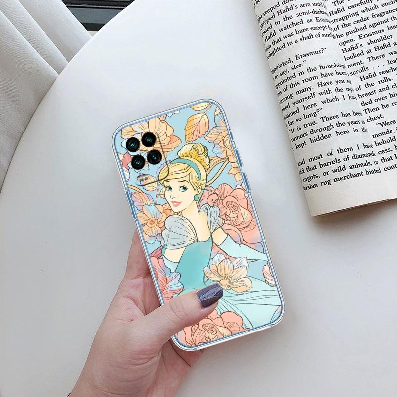 Cinderella Transparent Phone Case for Motorola Moto G7 G8 G9 G84 G85 G73 G24 G15 Z2 Play Power Plus