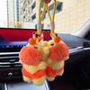 Cartoon Capybara Lulu Plush Keychain Cute Stuffed Animal Key Ring  Bag Charm