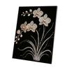 DIY Pearl Art Kit Wave Design Pearl Painting Craft Set with Various Sized Pearls and Adhesive On Canvas for Creative Handmade Decoration