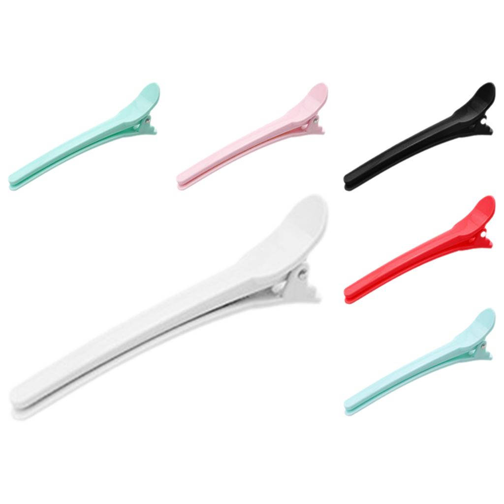 Professionelle Haarspangen 6 Stück Rutschfestes Haar-Griff-Set zum Abteilen, Stylen, DIY, Salon, Heimgebrauch, Langlebige Kunststoff-Haarnadeln