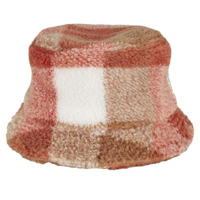 Kapelusz Bucket Sherpa w kratę Flexfit