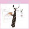 Brown Retro Checkered Striped Tie And Bow For Casual School Outfits And Gifts