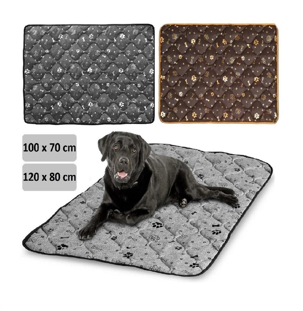 Hundsäng MATTA 100x70 cm Vattentät, 3 MÖNSTER 2 STORLEKAR 100x70, 120x80
