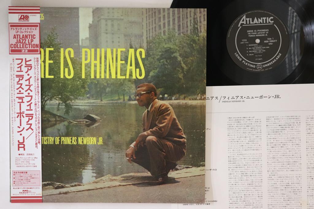 LP Record PHINEAS NEWBORN JR. - Here Is Phineas AMJY1235 ATLANTIC 1992 Japan Obi Jazz Used