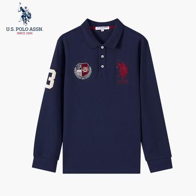 Men's Long-Sleeve Business Casual Polo Shirt