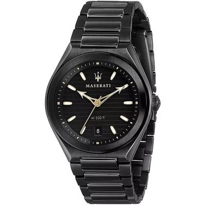 Triconic Black Dial Quartz R8853139004 100M Men's Watch