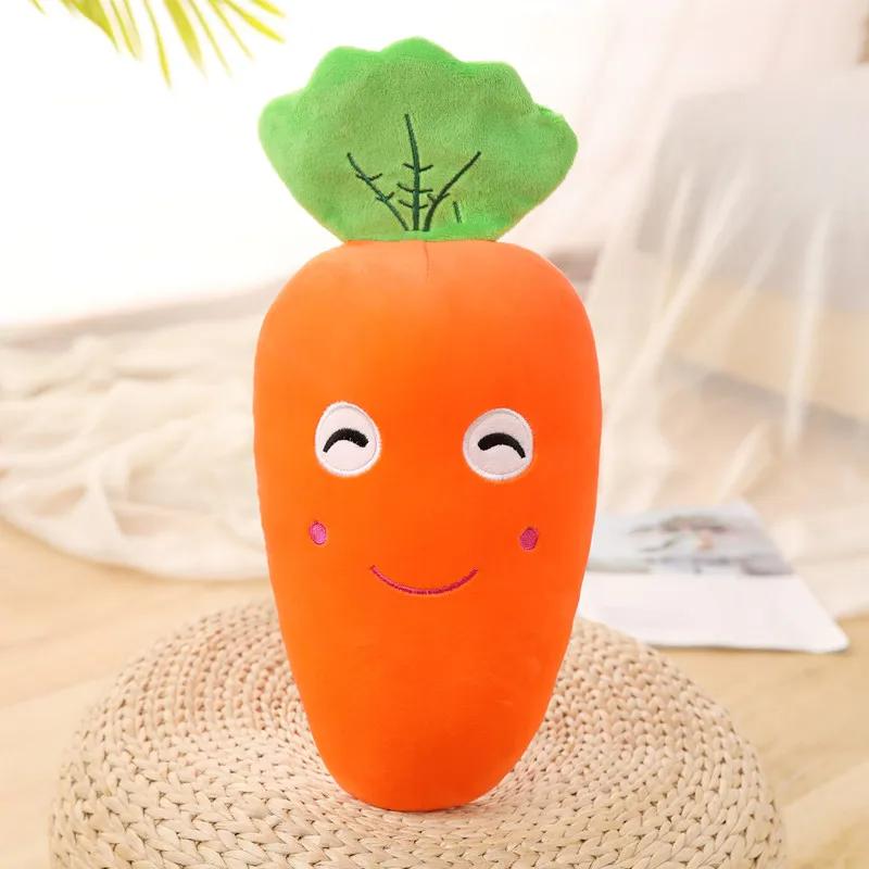 

40/50 New The Cute Expression Creative Expression Long Cute Carrot Sleeping Pillow Doll, Figurine Plush Toy Christmas present 40cm рожевий