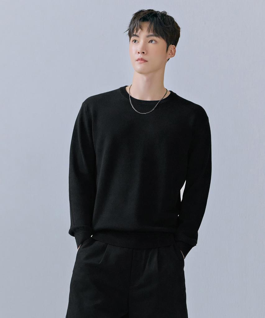CHASECULT Men'S Basic Round Neck Knit-Cfzk5211C03