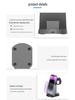 Three-in-One Vertical Wireless Charger for Apple Devices: Phone, Earbuds, and Watch.