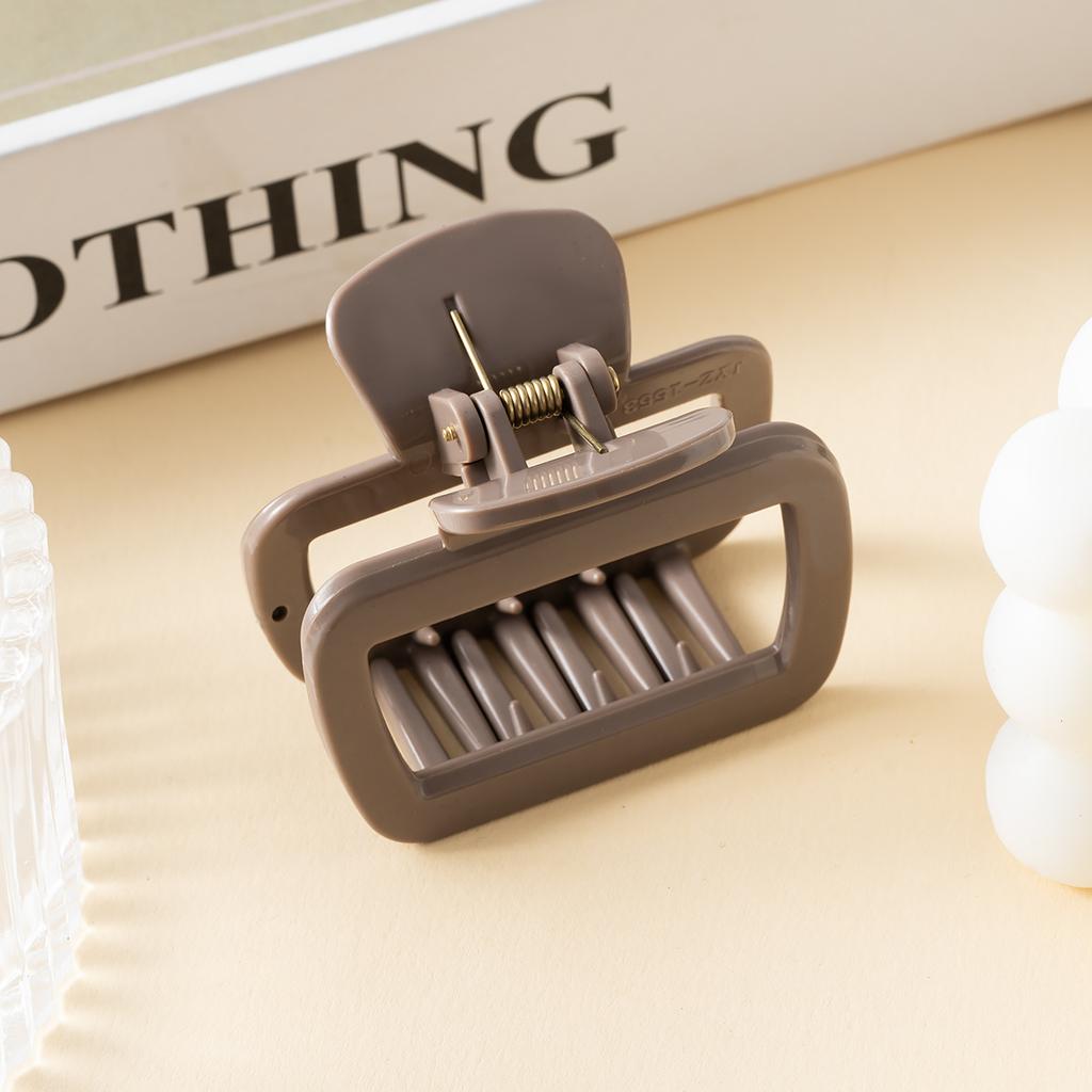 Korea Soft Silicone Square Hair Claw Grabs 6.2CM Small Hair Clips Durable Hairpins Hair Accessories for Women Girl Barrettes
