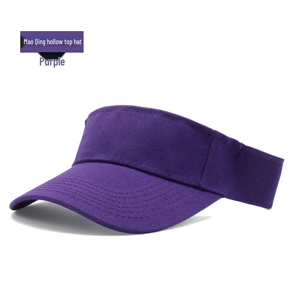 Adult Mao Qing Sun Protection Duckbill Cap - Topless Baseball Hat with Printed Logo for Travel