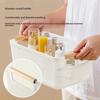 Wood Handle Hollow Storage Basket Rectangle Woven Mesh Basket  Household Organizer