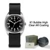 Militado Miyota Super 2035 GL12 Quartz Movement Watch Military Field Watch Sapphire Waterproof Luminous 36mm Watches
