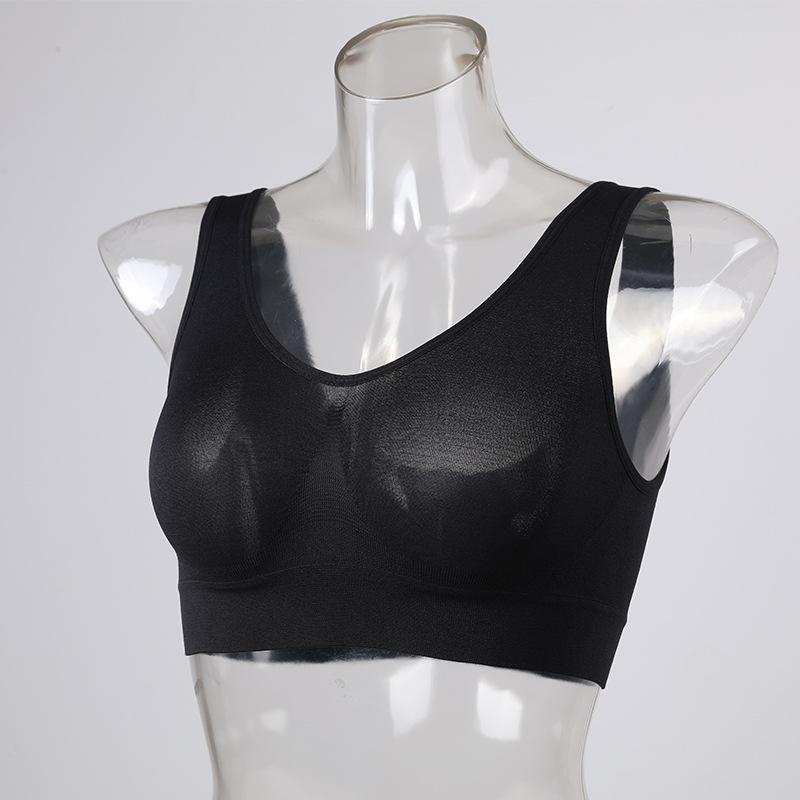 

Женский спортивный бюстгальтер для йоги, дышащий жилет для фитнеса, бега, активный жилет, укороченные топы с подкладкой, нижнее белье, топ для занятий йогой, бюстгальтеры S