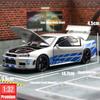 1/32 Nissan Skyline GTR R34 JDM Model Mașină Jucărie Vehicul Diecast Miniatură Sunet & Lumină Trage Înapoi Colecție Cadou Copii Băiat