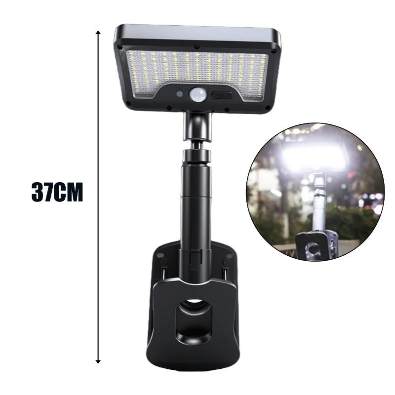 Solar Motion Sensor Wall Lights, Solar Powered Security Flood Lights, Auto On/Off Waterproof Fence Lights for Deck Patio Porch