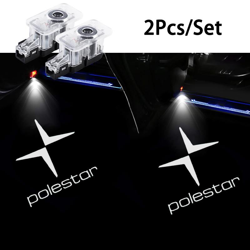 Led HD Car Door Welcome Light Projector Lamps For Volvo Rdesign Polestar AWD T4 T6 S60 XC60 S40 XC40 XC90 V60 S80 S90 V90 V70 T5