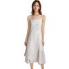 Elegant Embroidered Dress Spring New Unique Boutique Spaghetti Strap Dress Women Dresses White EL47368