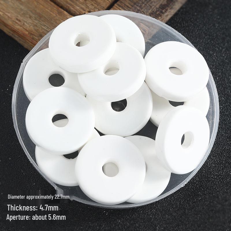Fresh Large Hole Porcelain Donut Beads for DIY Bracelets
