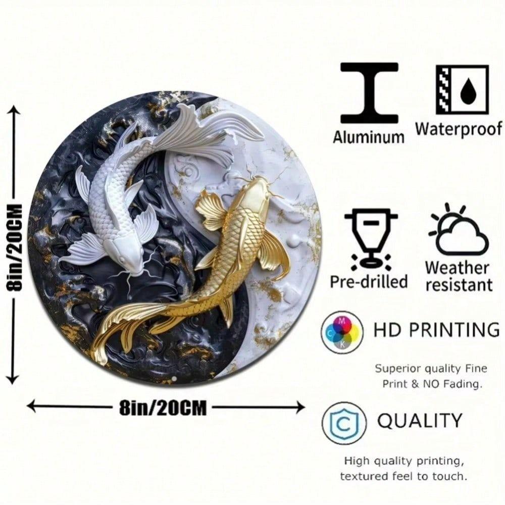 Tin Painting Metal Art Wall Decor 20x20cm