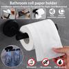Non Perforated Toilet Napkins Wall Mounted, Bathroom Pole Simple Storage Towel Rack, Multifunctional Toilet Tissue Storage Rack