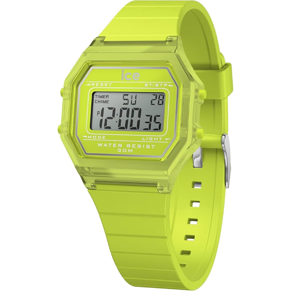 Ice Watch ICE Digit Retro Green Lime Clear Small 32mm Unisex Wristwatch