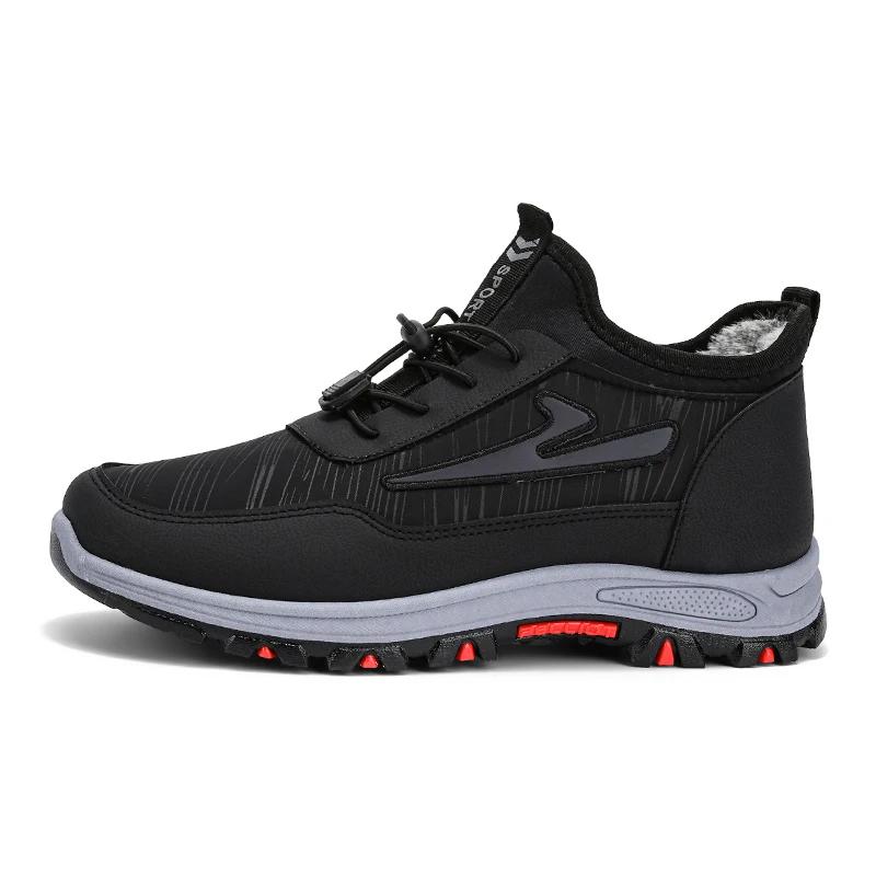 Scarpe Invernali da Uomo Casual Calde Scarpe di Cotone da Uomo con Pelliccia Mocassini Sneakers di Lusso di Design Scarpe da Passeggio da Uomo Botas Hombre