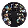 Nail Turntable Five Color Special-Shaped Seven Color Glass Drill Nail Ornament Nail Sticker Nail Art Decoration