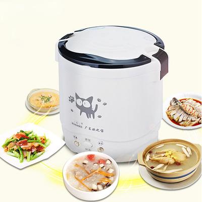 Electric Mini Rice Cooker Portable MultiCooker Car Rice Cookers 12V 24V Pot Cooking Machine Pans for Car Truck