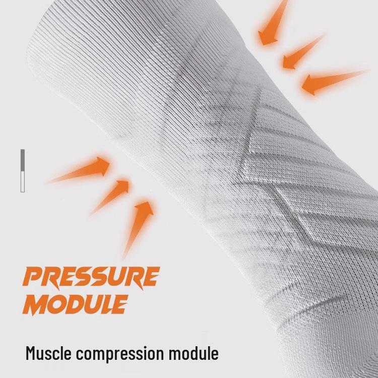 Herren Plus Size Elite Basketball & Badminton High-Top Lange Dicke Socken