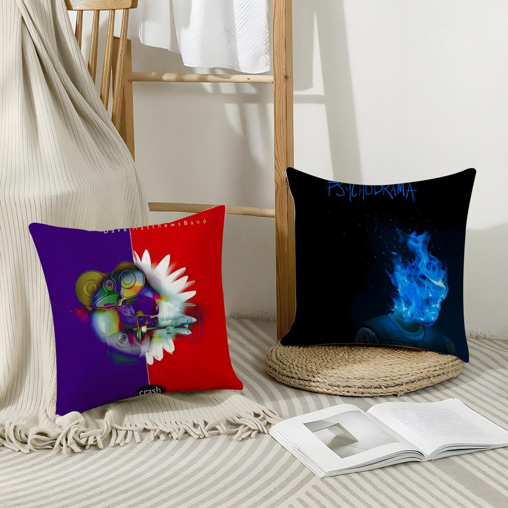 Dave Cushion Cover Breathable Linen Pillow Cover Skin-Friendly Home Decor Pillowcase With Hidden Zipper