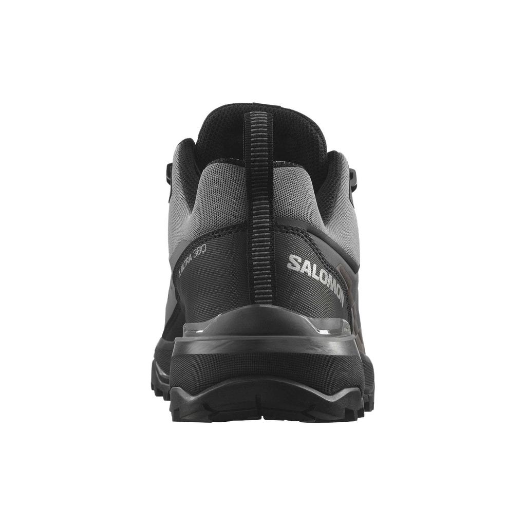 SALOMON X Ultra 360 Round Toe Non-Slip Low-Top Hiking Shoes Men Hiking Shoes Gray Black 474483