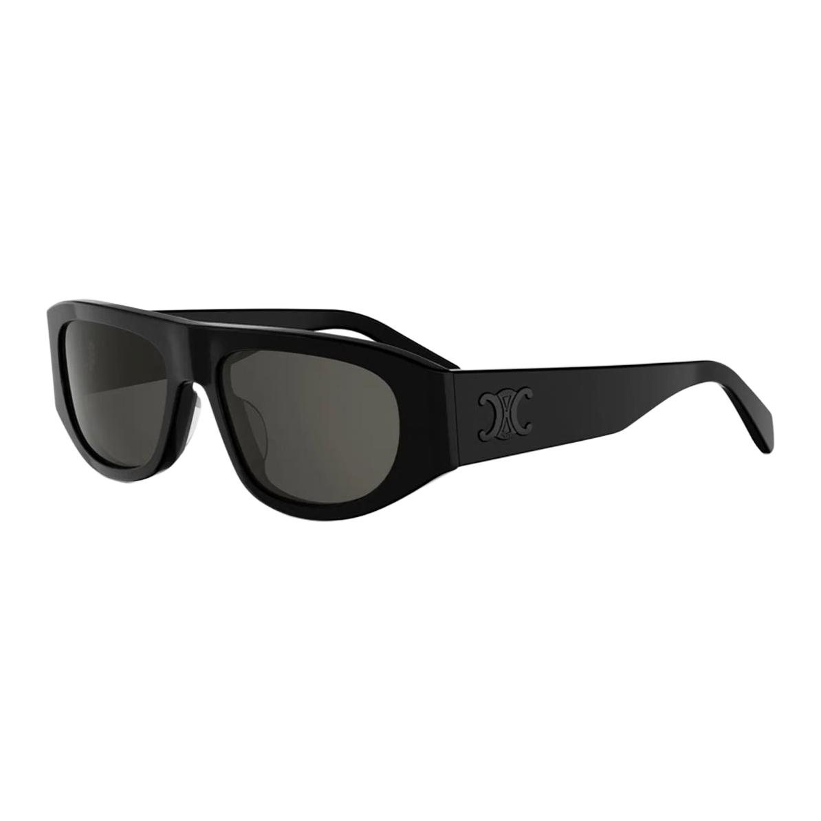

Celine Fashionable Design Oval Sunglasses Men sunglasses Black CL40334U-01A Brown Eyeglass Pouch