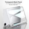 For iPad Pro 13 (2024) Case TPU Transparent Back Protective Tablet Cover