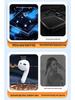 2025 Huaqiangbei 7th Gen Wireless Bluetooth Headphones: Noise-Cancelling, Original High-Quality Sound, Semi-In-Ear.