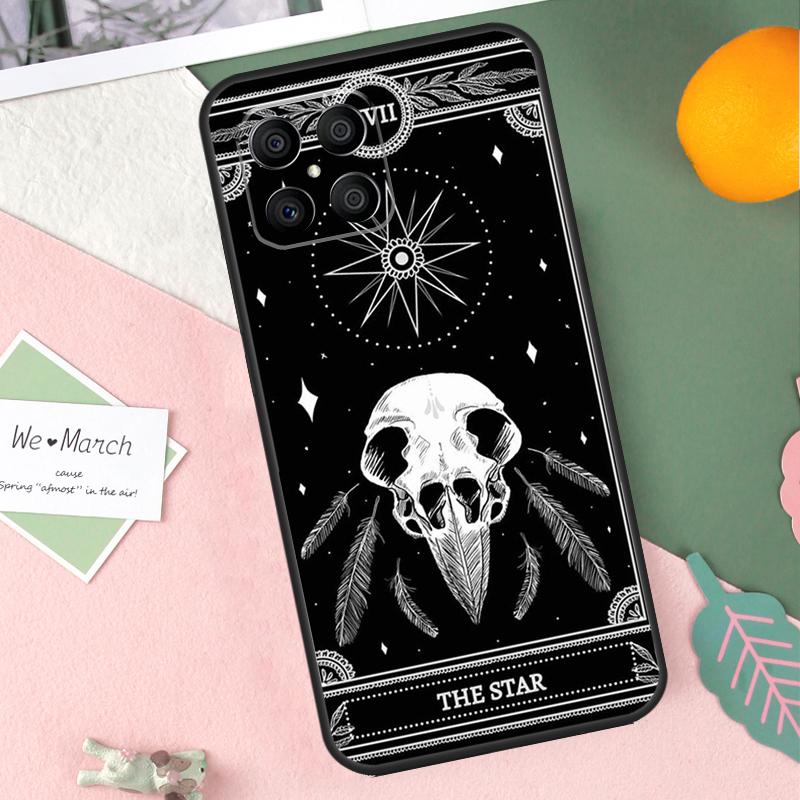 Witches Moon Tarot Case For Huawei P20 P30 P40 Lite P50 Pro Nova 5T P Smart 2021 Funda For Honor 50 70 X8 X9